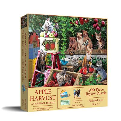 Sunsout Apple Harvest 500 pc  Jigsaw Puzzle Image 1