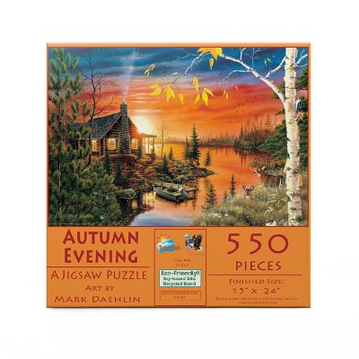 Sunsout Autumn Evening 550 pc  Jigsaw Puzzle Image 2
