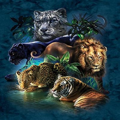 Sunsout Big Cat Prowess 1000 pc  Jigsaw Puzzle Image 1