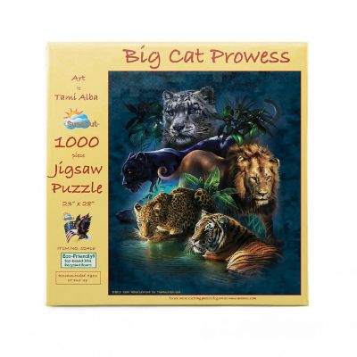 Sunsout Big Cat Prowess 1000 pc  Jigsaw Puzzle Image 2