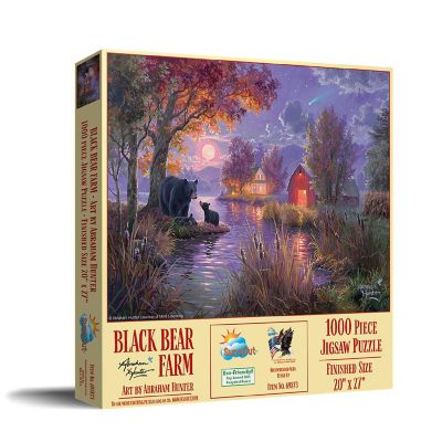 Sunsout Black Bear Farm 1000 pc  Jigsaw Puzzle Image 1