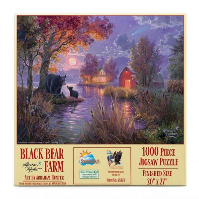 Sunsout Black Bear Farm 1000 pc  Jigsaw Puzzle Image 2