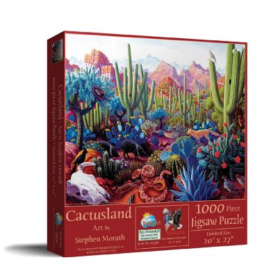 Sunsout Cactusland 1000 pc  Jigsaw Puzzle Image 1