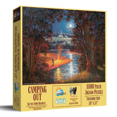 Sunsout Camping Out 1000 pc  Jigsaw Puzzle Image 1