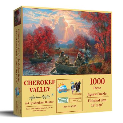 Sunsout Cherokee Valley 1000 pc  Jigsaw Puzzle Image 1
