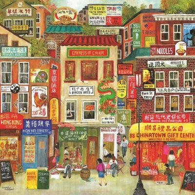 Sunsout Chinatown 500 pc  Jigsaw Puzzle Image 1