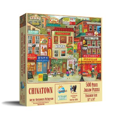 Sunsout Chinatown 500 pc  Jigsaw Puzzle Image 1