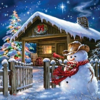 Sunsout Christmas Cheer 550 pc  Jigsaw Puzzle Image 1
