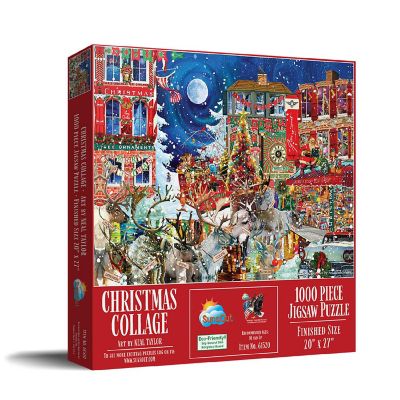 Sunsout Christmas Collage 1000 pc  Jigsaw Puzzle Image 1