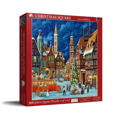 Sunsout Christmas Square 500 pc  Jigsaw Puzzle Image 1