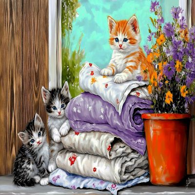 Sunsout Comfy Days 500 pc  Jigsaw Puzzle Image 1