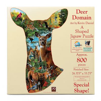 Sunsout Deer Domain 800 pc Special Shape Jigsaw Puzzle Image 2