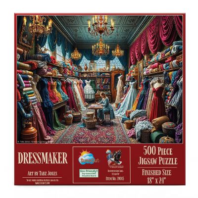 Sunsout Dressmaker 500 pc  Jigsaw Puzzle Image 2