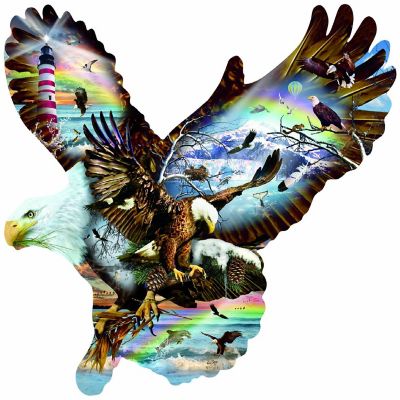 Sunsout Eagle Eye 1000 pc Special Shape Jigsaw Puzzle Image 1