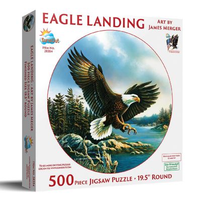 Sunsout Eagle Landing 500 pc  Jigsaw Puzzle Image 1