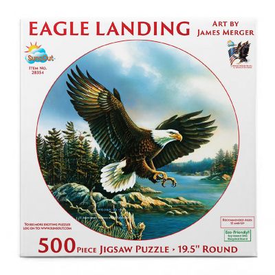 Sunsout Eagle Landing 500 pc  Jigsaw Puzzle Image 2