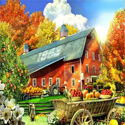 Sunsout Fall Foliage 500 pc  Jigsaw Puzzle Image 1