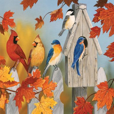 Sunsout Fall Gathering 300 pc  Jigsaw Puzzle Image 1