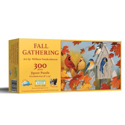 Sunsout Fall Gathering 300 pc  Jigsaw Puzzle Image 1