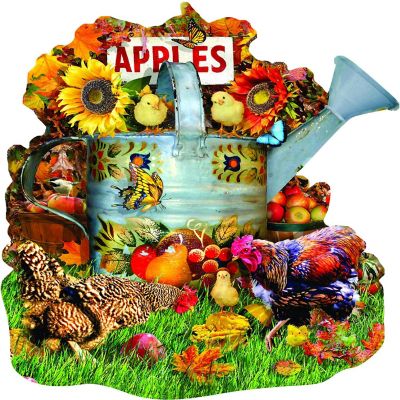 Sunsout Fall Watering Can 1000 pc Special Shape Jigsaw Puzzle Image 2