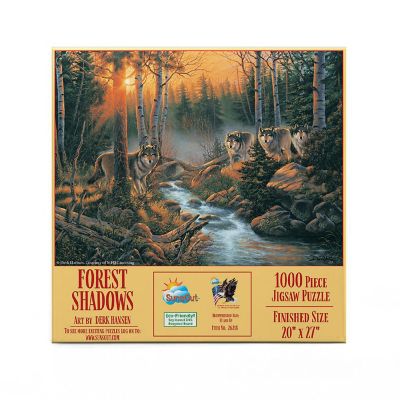 Sunsout Forest Shadows 1000 pc  Jigsaw Puzzle Image 2