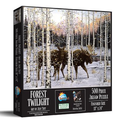 Sunsout Forest Twilight 500 pc  Jigsaw Puzzle Image 1
