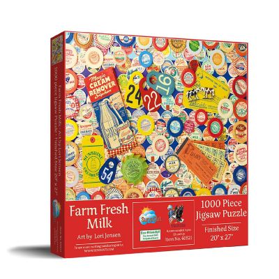 Sunsout Fresh Milk 1000 pc  Jigsaw Puzzle Image 1