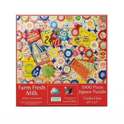 Sunsout Fresh Milk 1000 pc  Jigsaw Puzzle Image 2