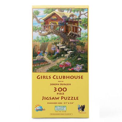 Sunsout Girls Clubhouse 300 pc  Jigsaw Puzzle Image 2