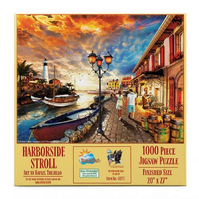Sunsout Harborside Stroll 1000 pc  Jigsaw Puzzle Image 2