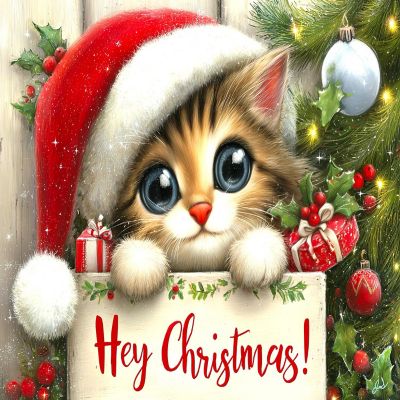 Sunsout Hey Christmas 300 pc  Jigsaw Puzzle Image 1