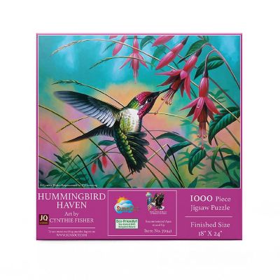 Sunsout Hummingbird Haven 500 pc  Jigsaw Puzzle Image 2