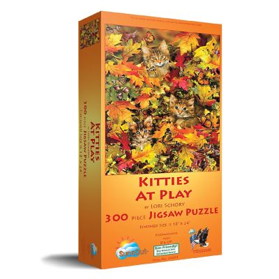 Sunsout Kitties at Play 300 pc  Jigsaw Puzzle Image 1