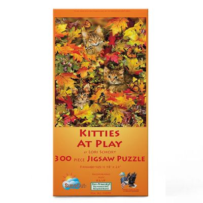 Sunsout Kitties at Play 300 pc  Jigsaw Puzzle Image 2