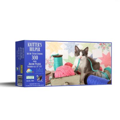 Sunsout Knitter's Helper 300 pc  Jigsaw Puzzle Image 1
