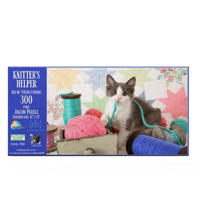 Sunsout Knitter's Helper 300 pc  Jigsaw Puzzle Image 2