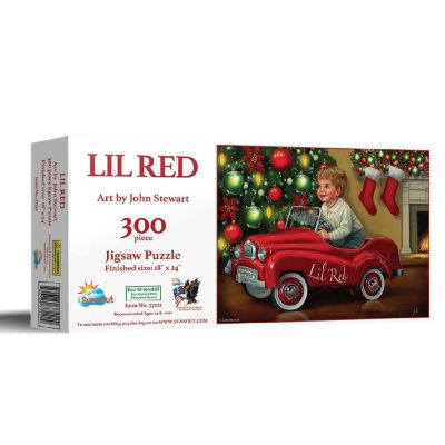 Sunsout Lil Red 300 pc  Jigsaw Puzzle Image 1