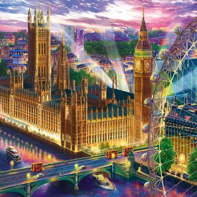 Sunsout London Evening 1000 pc  Jigsaw Puzzle Image 1