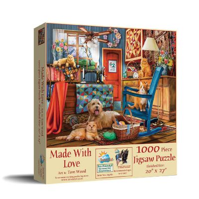 Sunsout Made With Love 1000 pc  Jigsaw Puzzle Image 1
