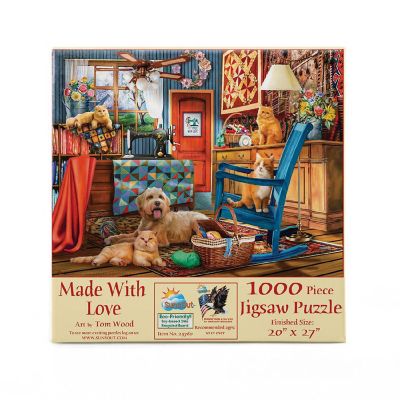 Sunsout Made With Love 1000 pc  Jigsaw Puzzle Image 2