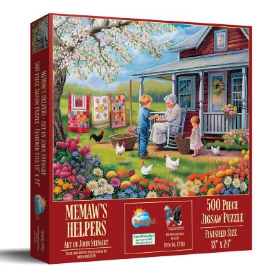 Sunsout Memaws Helpers 500 pc  Jigsaw Puzzle Image 1