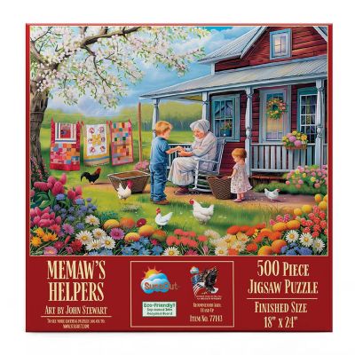 Sunsout Memaws Helpers 500 pc  Jigsaw Puzzle Image 2