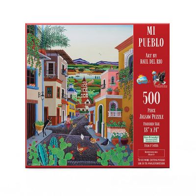 Sunsout Mi Pueblo 500 pc  Jigsaw Puzzle Image 2