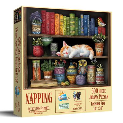 Sunsout Napping 500 pc  Jigsaw Puzzle Image 1