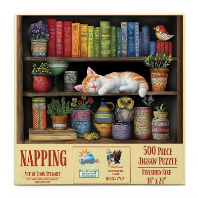 Sunsout Napping 500 pc  Jigsaw Puzzle Image 2