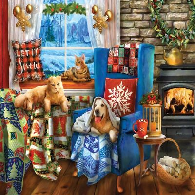 Sunsout Nice and Cozy 500 pc  Jigsaw Puzzle Image 1