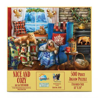 Sunsout Nice and Cozy 500 pc  Jigsaw Puzzle Image 2