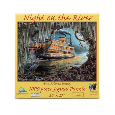 Sunsout Night on the River 1000 pc  Jigsaw Puzzle Image 2