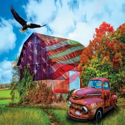 Sunsout Patriotic Meadows 1000 pc  Jigsaw Puzzle Image 1