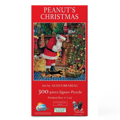 Sunsout Peanut's Christmas 300 pc  Jigsaw Puzzle Image 2